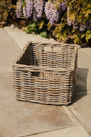 Extra Large Kubu Rectangular Storage Basket Home Tidy Toys Wicker Organiser XXL