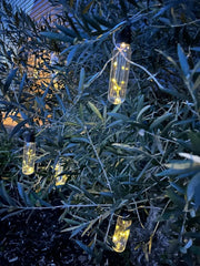 10LED Solar Bottle String Lights Outdoor Garden Decor Decoration Warm Eco Light