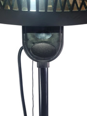 Patio Heater Free Standing Mains Powered With Weighted Base & Adjustable Height