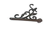 Cast Iron Bracket Hanging Basket Wall Mounted Bird Antique Garden Decor Gift