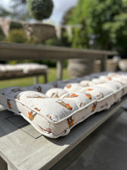 Robin Box Cushion Seat Pad Kitchen Garden Decor Single Set of 4 or 6 40cm