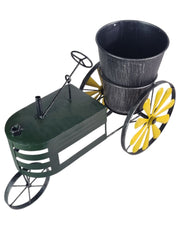 Tractor Planter Green Or Red Garden Ornament Flower Gift Decor Plant Decoration