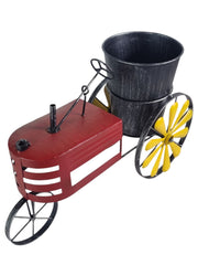Tractor Planter Green Or Red Garden Ornament Flower Gift Decor Plant Decoration